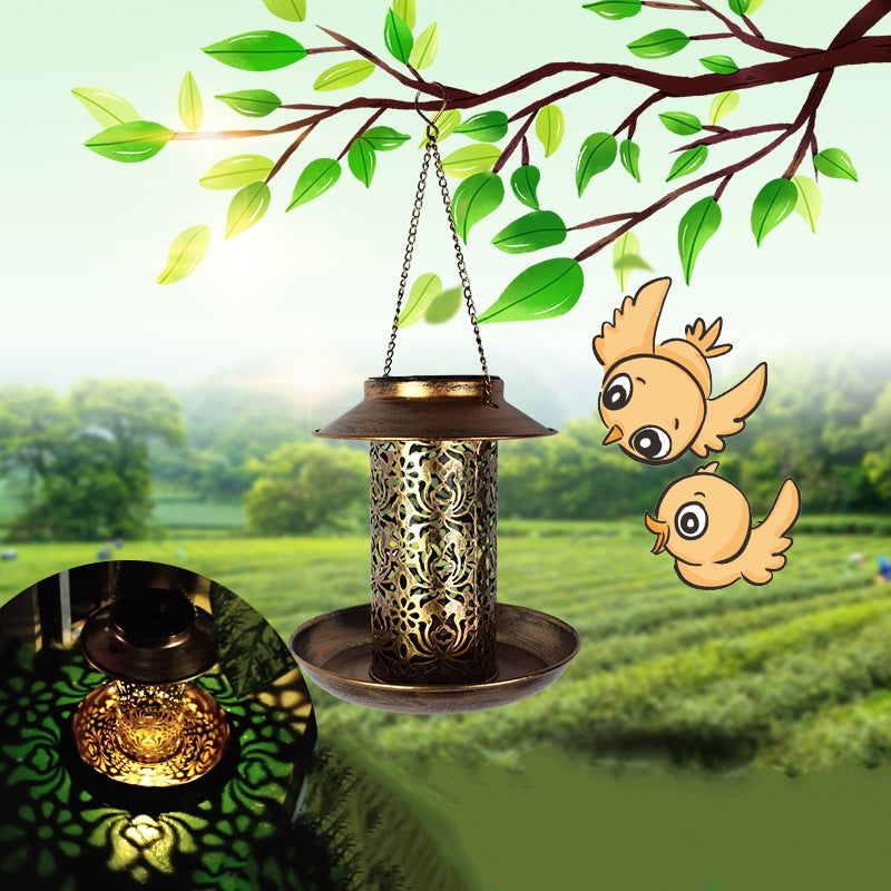 Solar Hanging Bird-Feeder