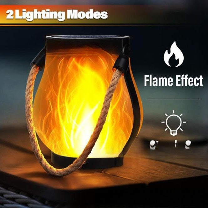 Outdoor Lighting Flickering Flame Garden Lamp