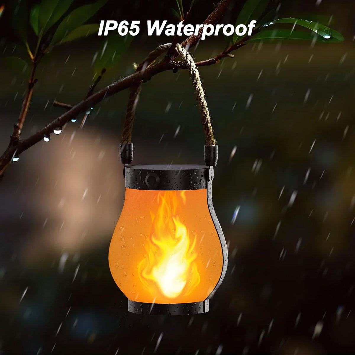 Outdoor Lighting Flickering Flame Garden Lamp