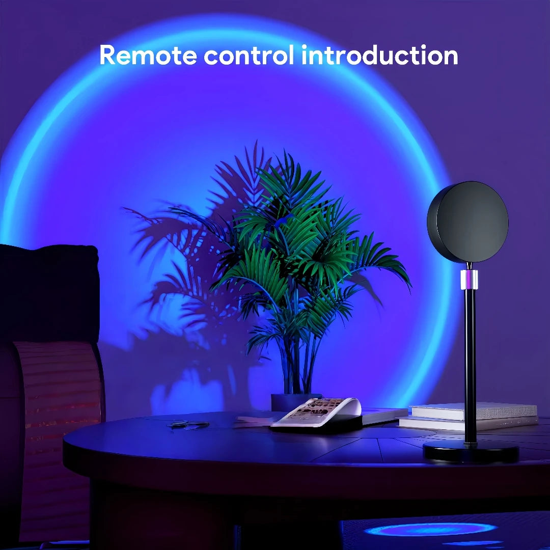 Golden Hour Aesthetic Projector — 16 Color LED Sunset Lamp