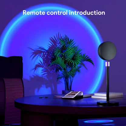 Golden Hour Aesthetic Projector — 16 Color LED Sunset Lamp