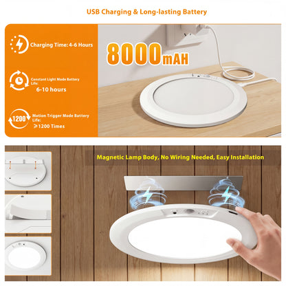 Ultra-Thin LED Ceiling Light with Remote, 5 Colors